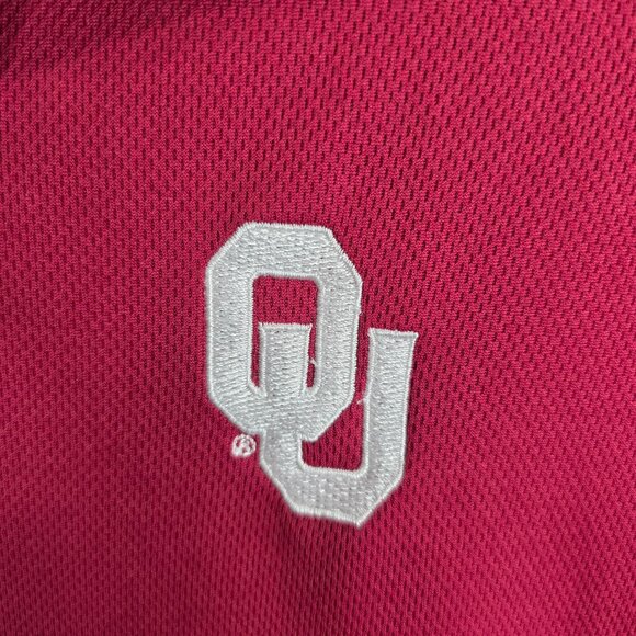 Mens Knights Apparel Pro Edge Red OU Sooners Polo Shirt Short Sleeve Size XL - Picture 2 of 8